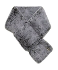 MOONBAT 【WEB限定】FURLA スノートップ チャーム付きフェイクファーマフラー