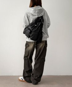 WEGO 【ユニセックス着用ITEM】2ポケットPUドロストナップサック