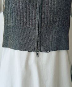 YECCA VECCA ZIPニットビスチェ