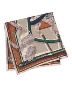 23区 manipuri コラージュジョッキー シルク スカーフ