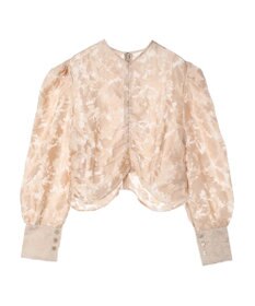 Green Parks AnriettMusee 花柄オパールシャーリングブラウス