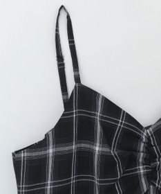 WEGO チェックイレヘムキャミワンピース