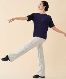 Chacott プリーツコンビTシャツ