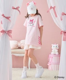 ANY KIDS 【ディズニー/マリー】レースアップ オーバー半袖Tシャツ