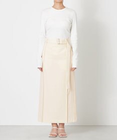 NAVE 【Nave・セットアップ可】ウールポリエステルツイルスカート