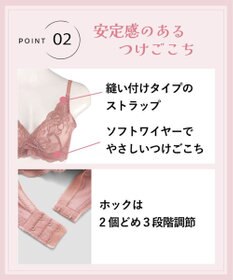 San-ai Resort（三愛水着楽園） 【フラワーレース】カシュクール脇高ブラセット 【northerly】