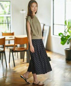 組曲 L 【WEB限定】コンシャスジャージーフレンチスリーブカットソー