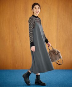 ANY 【洗濯機可能/ストレッチ】ウールライクキャミワンピース