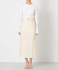 NAVE 【Nave・セットアップ可】ウールポリエステルツイルスカート