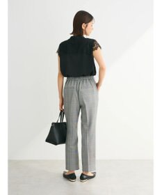 Green Parks きれいシルエットパンツ（テーパード／柄）