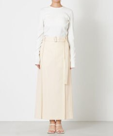 NAVE 【Nave・セットアップ可】ウールポリエステルツイルスカート