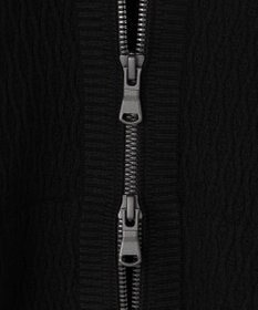 JOSEPH HOMME 【新柄】 ヴィスコースリンクス　ハイネックジップアップカーディガン