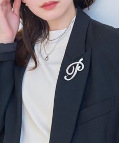 Phoebe ニュアンスメタルブローチ　シルバー
