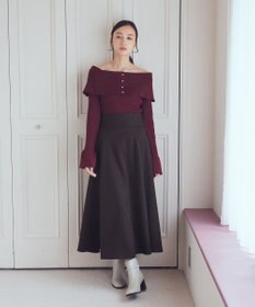 earth music&ecology ２Ｗａｙオフショルニットプルオーバー