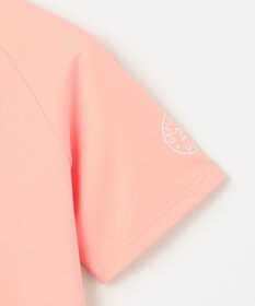 23区GOLF 【WOMEN】ロゴ 半袖モックネックシャツ