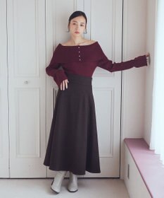 earth music&ecology ２Ｗａｙオフショルニットプルオーバー