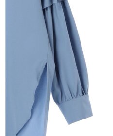 earth music&ecology ギャザースリーブシャツ