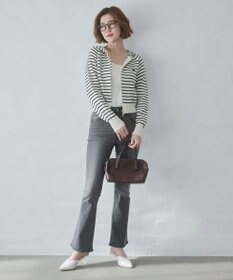 WEGO 【美脚パンツ】ストレッチフレアデニムパンツ