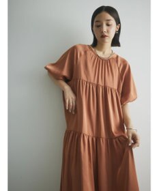 Green Parks armonia．ティアード切り替えワンピース