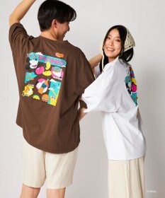 OP／FILA 【Ocean Pacific】ミッキー/水陸両用ビッグTシャツ/ユニセックス