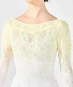 Chacott グラデーションボートネックトップ