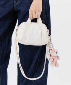 LeSportsac SHEEN MINI DUFFEL/ホワイトマシュマロ