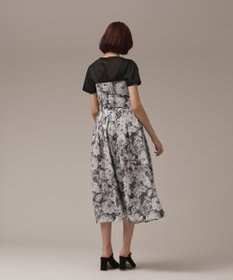 GRACE CONTINENTAL アンティークフラワータックスカート