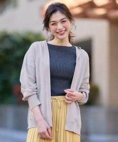 ANY ニットフーディーカーディガン