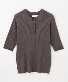 ANY L 【洗濯機可能】ポロカラーニット