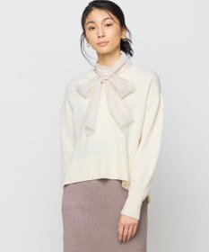 組曲 【8色展開・手洗い可】ウールカシミヤミックス Vネックニット