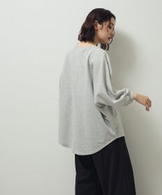 Green Parks ７分袖ミニ裏毛ドルマンロゴプルオーバー