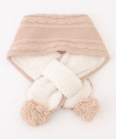 組曲 KIDS 【Fサイズ】ボアコンビ ニットマフラー