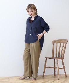 AMERICAN HOLIC 金ボタンバックシャンロングシャツ