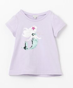 ANY KIDS 接触冷感スパンコールTシャツ