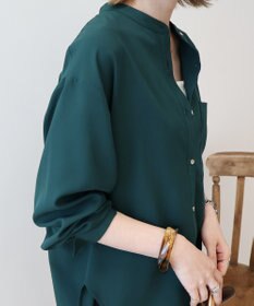 AMERICAN HOLIC 金ボタンバックシャンロングシャツ