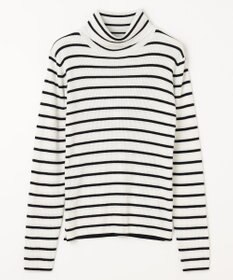 ANY ウールブレンドリブニット