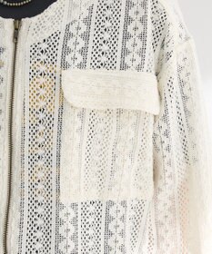 Green Parks Ｉ　レースシャツブルゾン