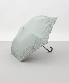 AURORA 【 Beaurance （ビューランス）】額縁刺しゅう晴雨兼用パラソル傘（折りたたみ傘）