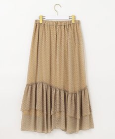 ANY SIS 【洗える】ティアードプリント スカート
