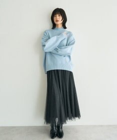 YECCA VECCA ワイドリブニット