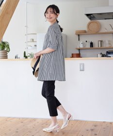 Tiaclasse 【新色追加・洗える】アンクルテーパードパンツ