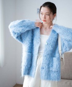 WEGO 【軽量】ブラッシュニットBIGカーディガン