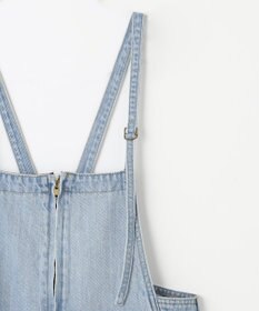 ANY L 【洗濯機可】デニムサロペット