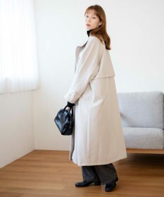 WEGO スタンドカラーロングコート