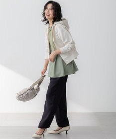 23区 【VERY3月号掲載/洗える】コットンテリー ジップアップ フーディー