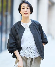 自由区 【カタログ掲載・持ち運びに最適】フォルム ブルゾン ブラック