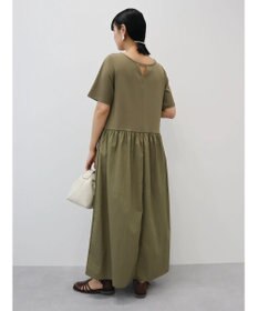 Green Parks Ｂ．ドッキングボリュームギャザーワンピース