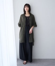 YECCA VECCA シアー2way袖バルーンチュニック