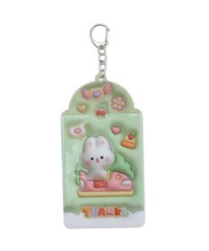 WEGO 【痛バ＆推し活グッズ】ぷっくりアニマルカードホルダーキーホルダー