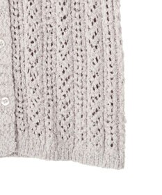 earth music&ecology 【予約】透かし編みニットキャミビスチェ